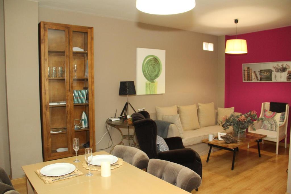Posezení v ubytování Apartamentos Alcazar de Baeza
