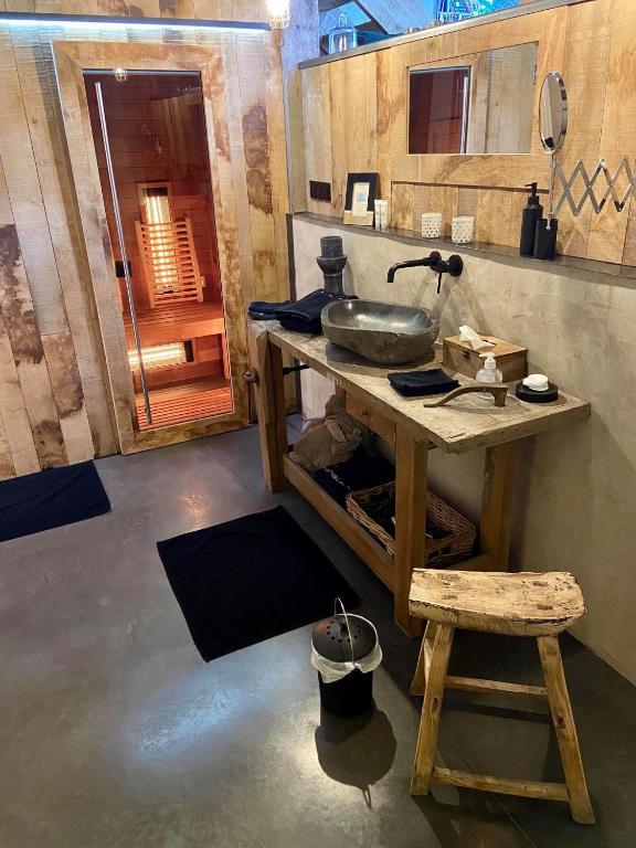 Kuchyň nebo kuchyňský kout v ubytování Le Loft ATELIER