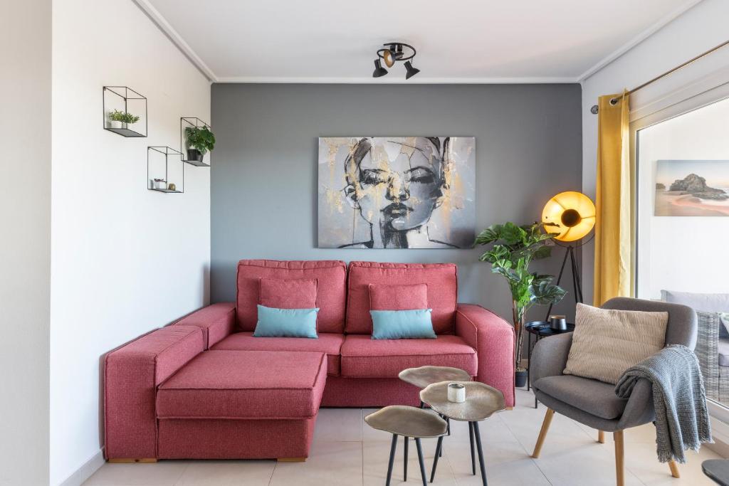 Posezení v ubytování Casadeluxe Riquelme