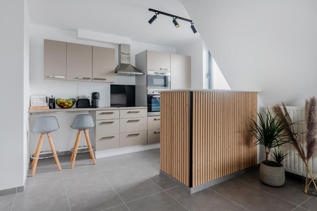 Kuchyň nebo kuchyňský kout v ubytování Waterloo Design Residence