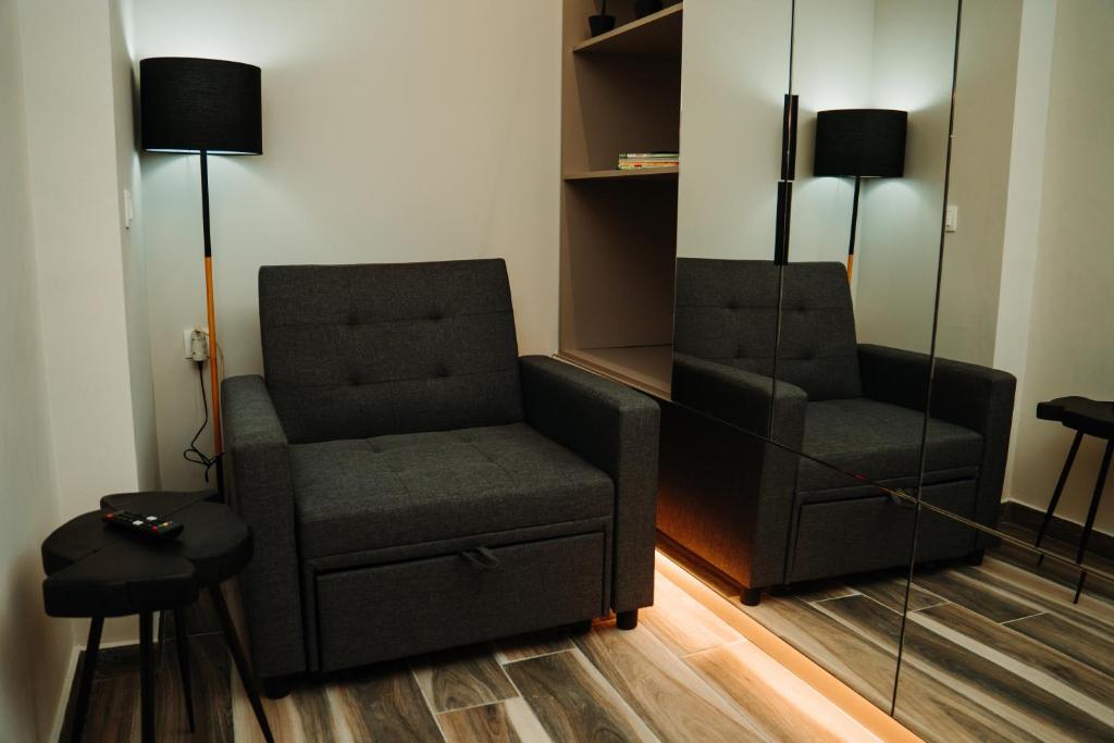 Posedenie v ubytovaní BLACKHAUS FAMILY AND FRIENDS DELUXE APARTMENT