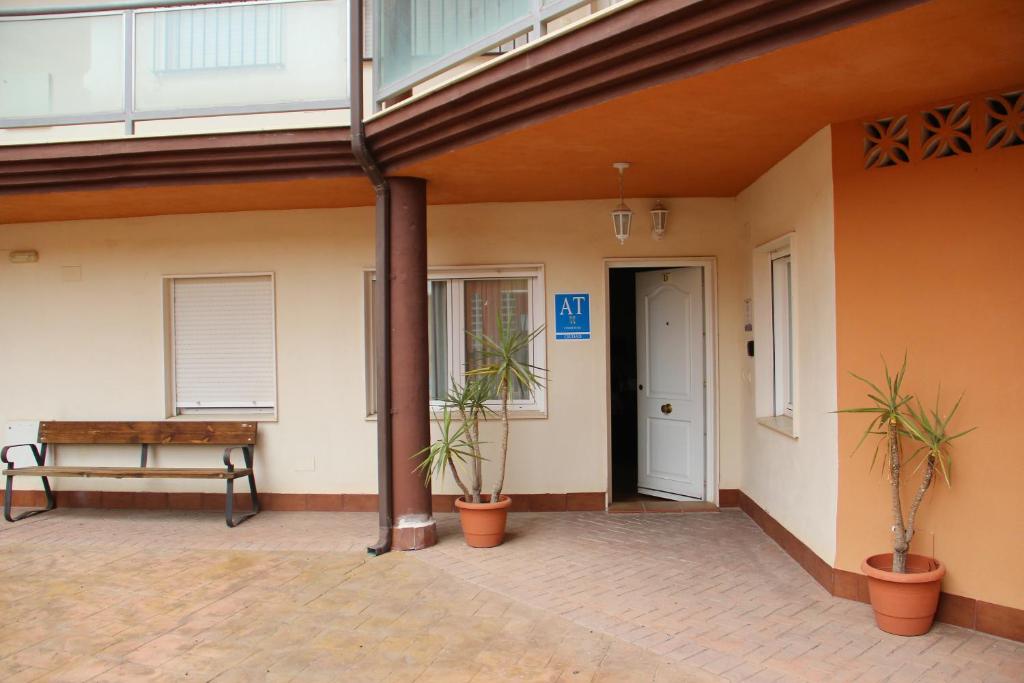 Balkón nebo terasa v ubytování Apartamentos Alcazar de Baeza