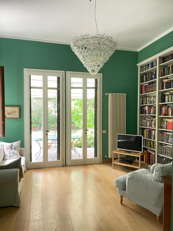 Coin salon dans l'établissement B&B Villa Ines