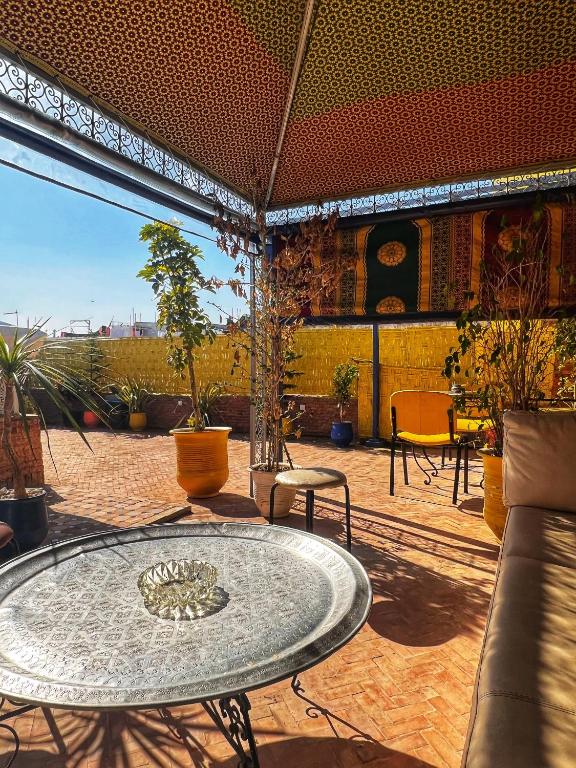 Μπαλκόνι ή βεράντα στο Riad Majorelle