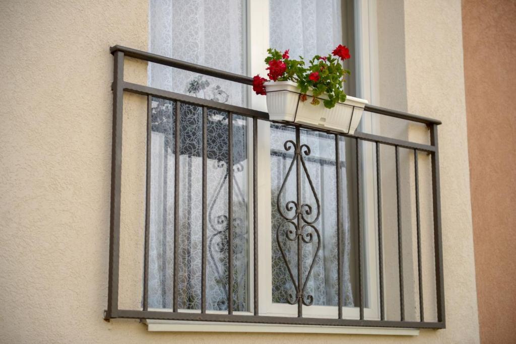 En balkong eller terrasse på Apartmani Rvović