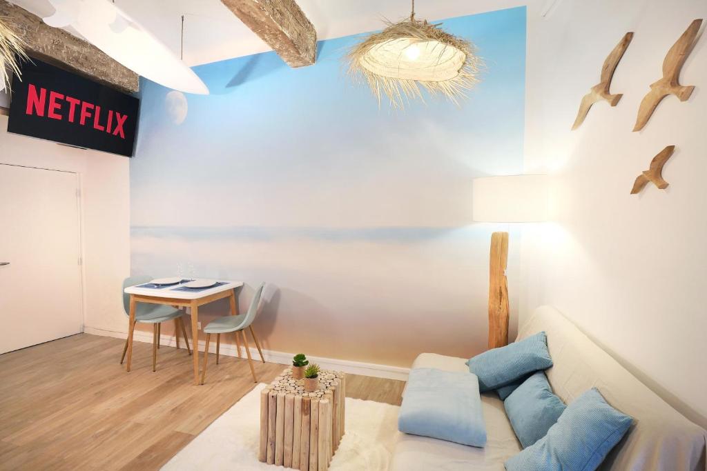 Posedenie v ubytovaní Appartements Premium en Hyper Centre Ville