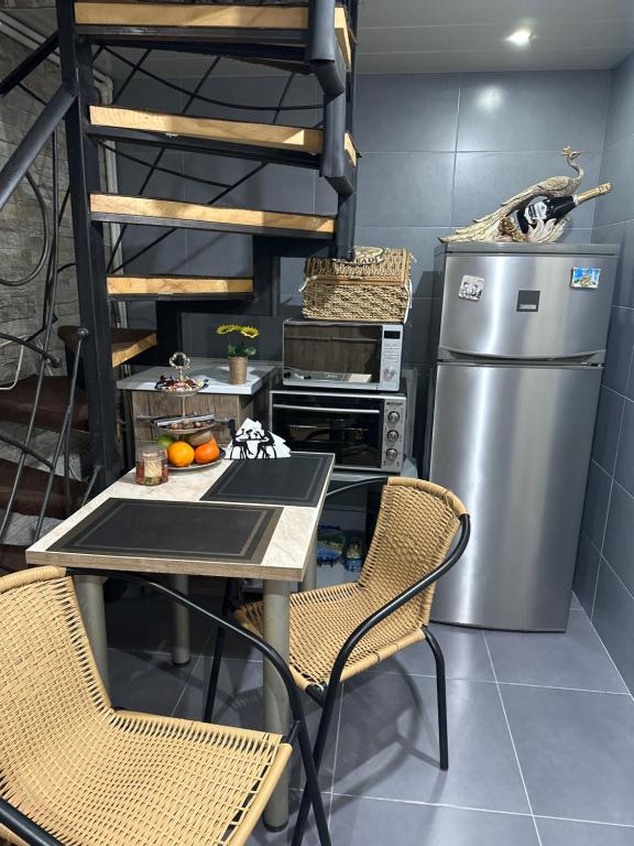 Kuchyň nebo kuchyňský kout v ubytování Apartment Lui