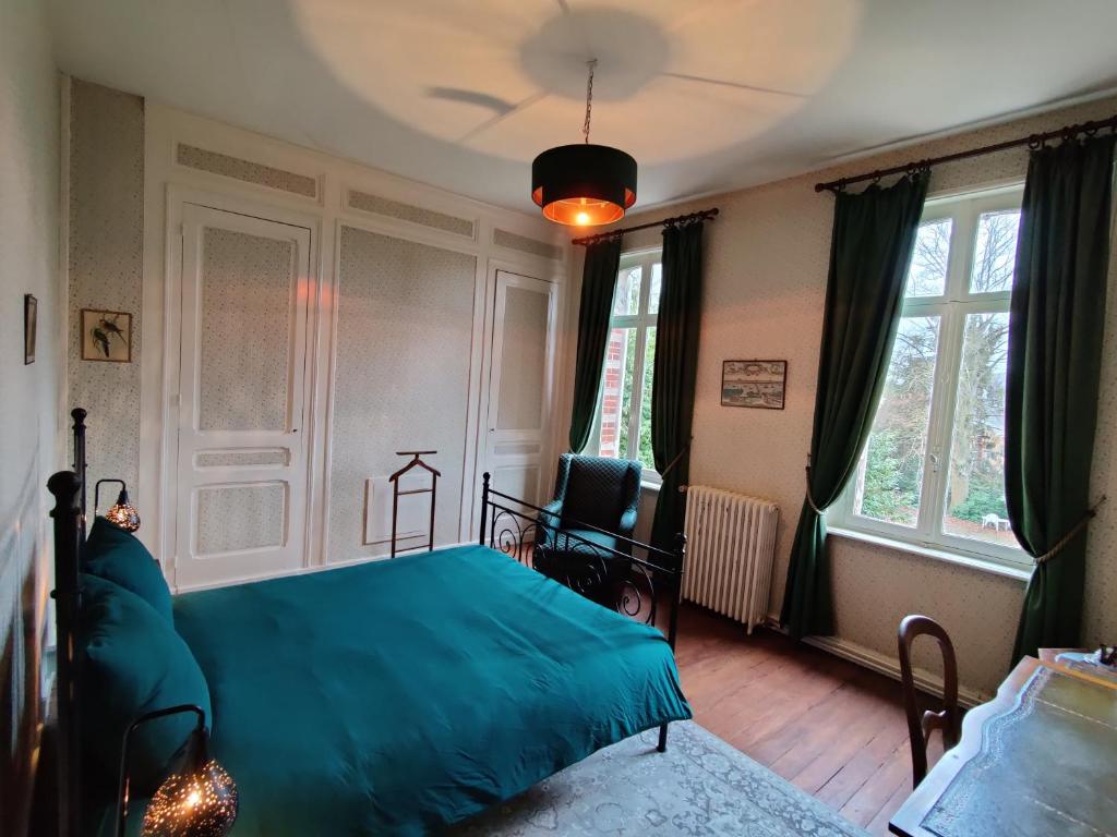 Sfeervolle b&b Le Moulin de la Place - King Room Mit Gartenansicht