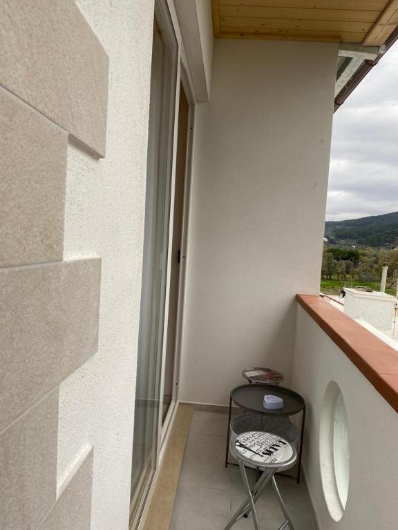 A balcony or terrace at Monolocale V.M 0.23