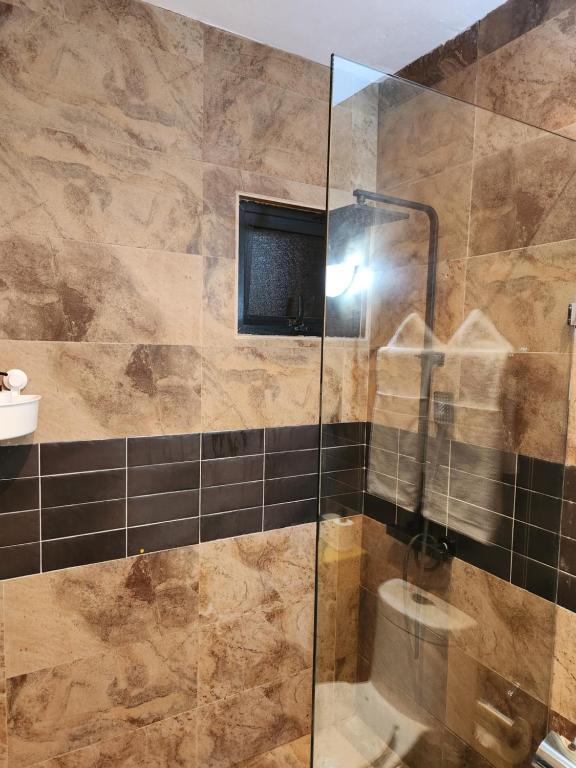 Koupelna v ubytování Hotel La Casona MC
