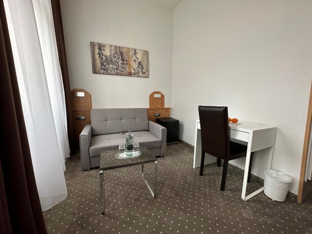 Posezení v ubytování Hotel Goldenes Lamm