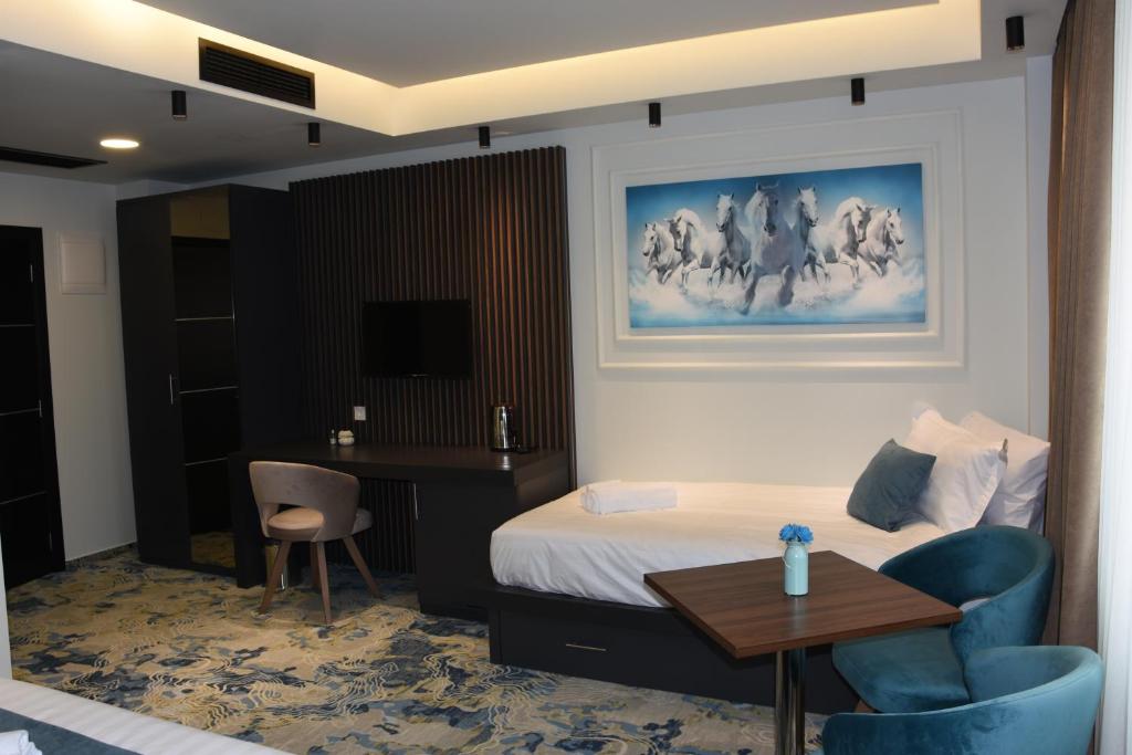Posezení v ubytování Apartments Jordan Luxury - Gevgelija