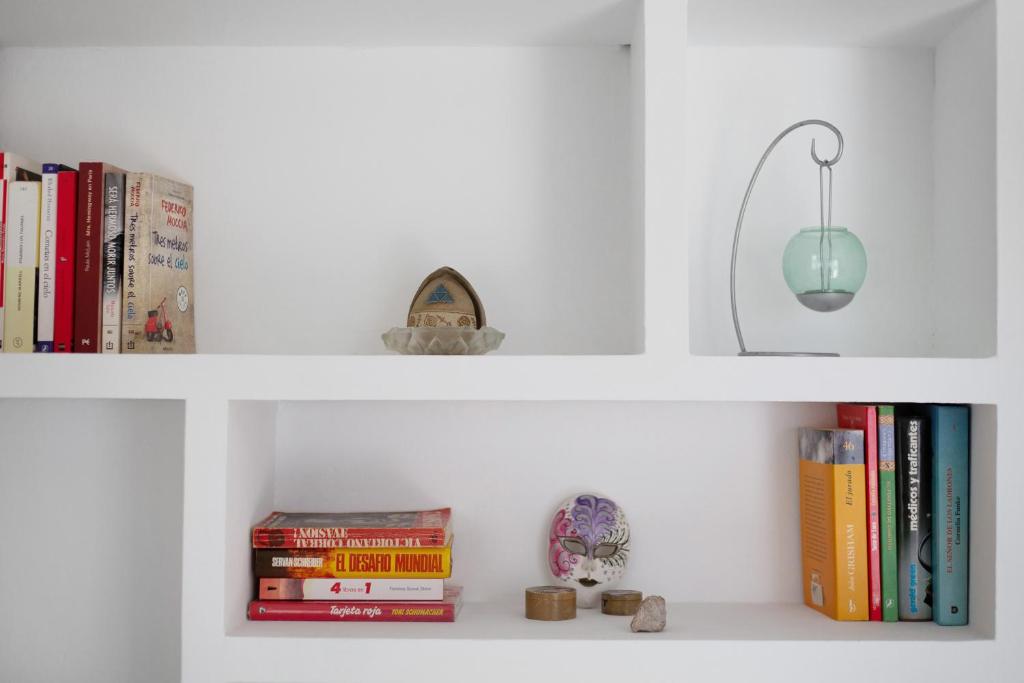 The library in the holiday home