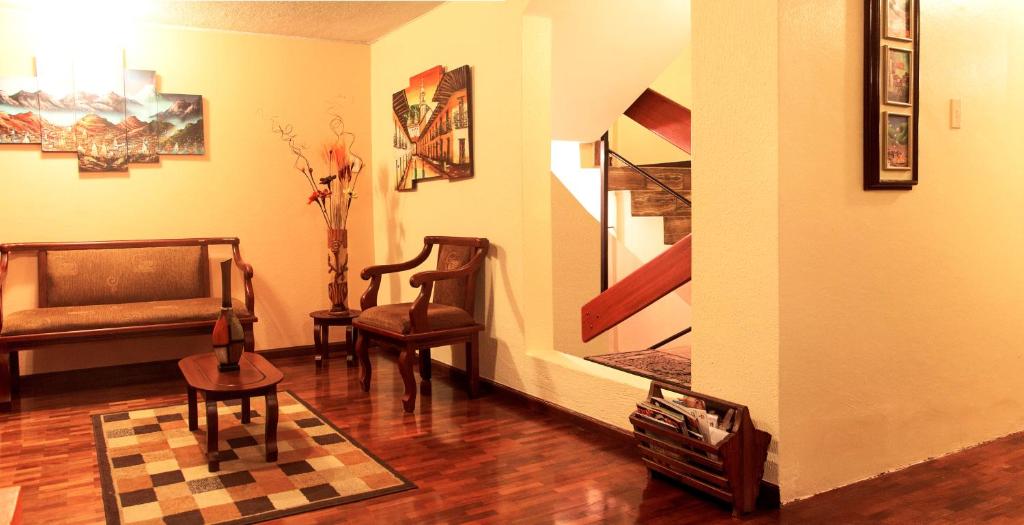 Posezení v ubytování Altura Rooms & Suites