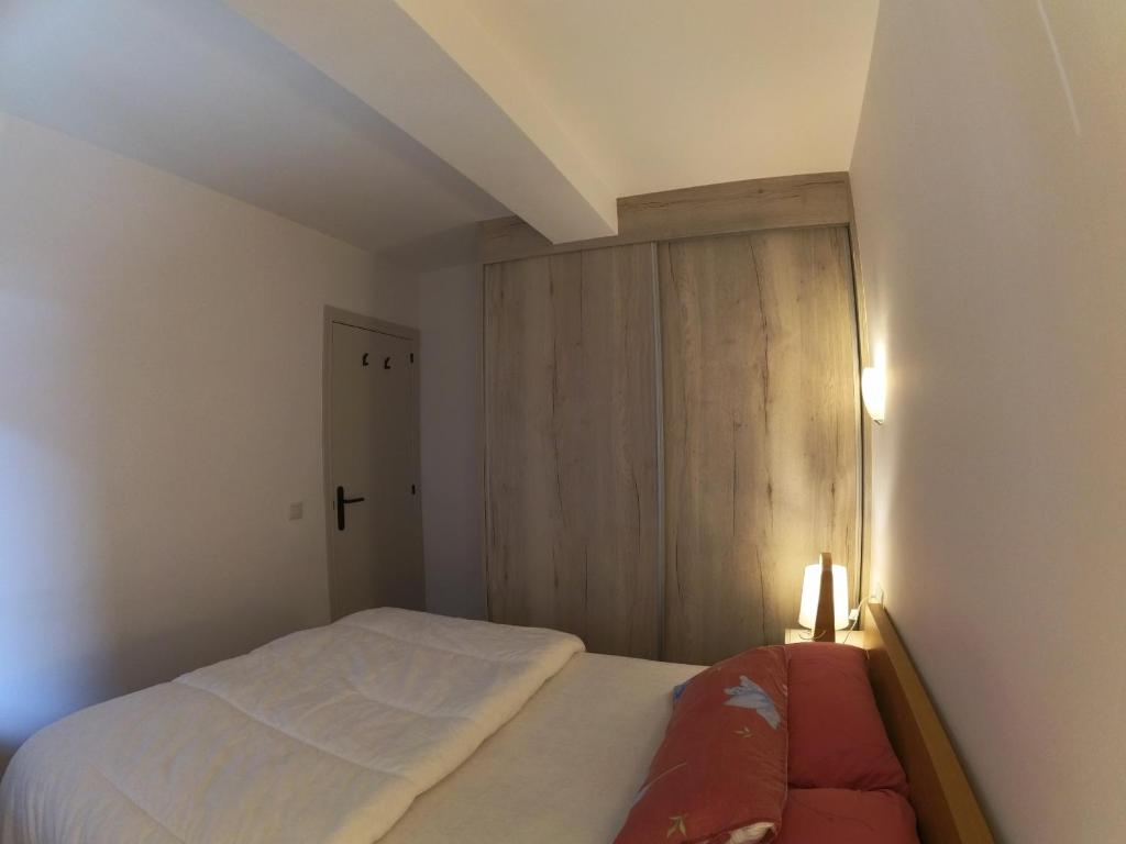 Postel nebo postele na pokoji v ubytování Soldeu Paradis Solneu