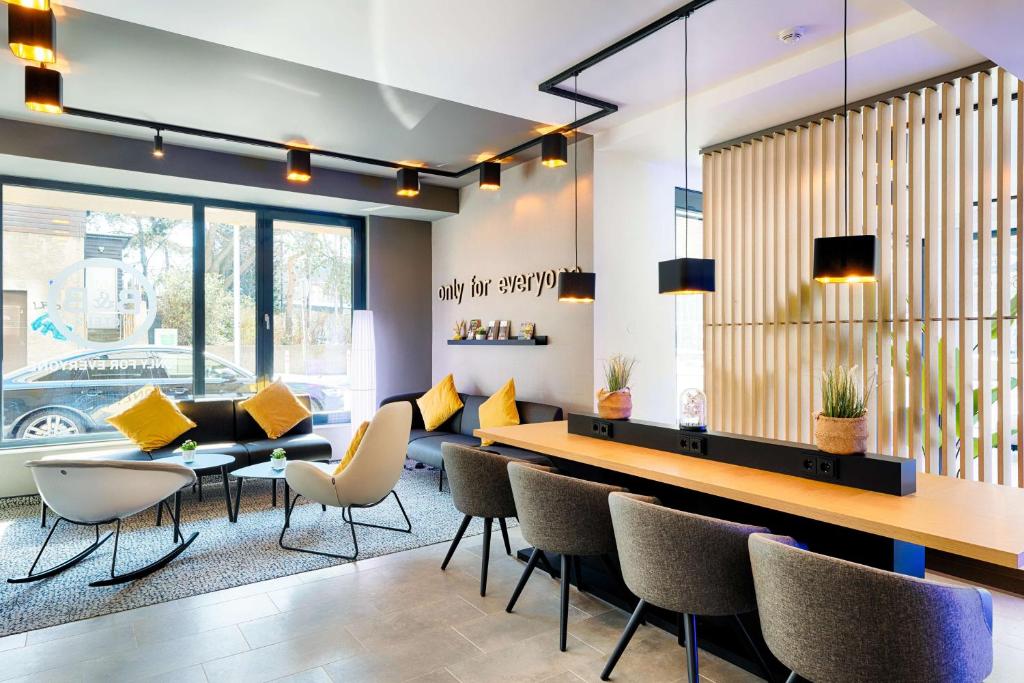 Część wypoczynkowa w obiekcie B&B Hotel Wien-Stadthalle
