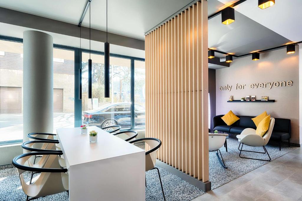 Część wypoczynkowa w obiekcie B&B Hotel Wien-Stadthalle