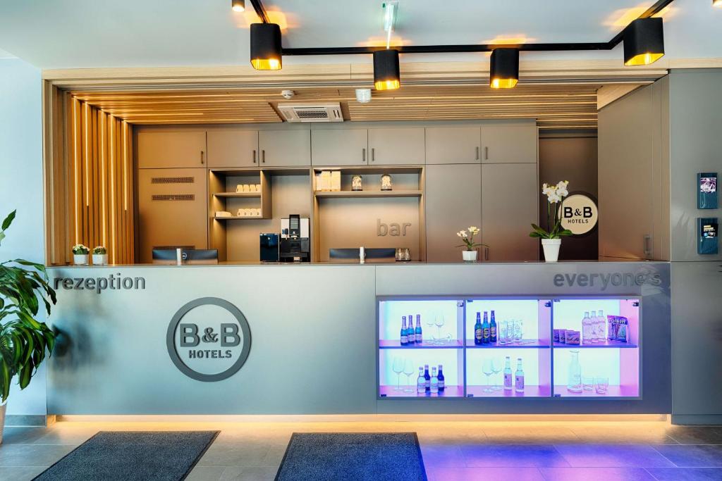 Kuchnia lub aneks kuchenny w obiekcie B&B Hotel Wien-Stadthalle