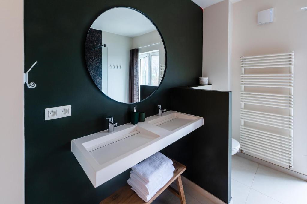 Koupelna v ubytování Boeckhaege vakantiewoning