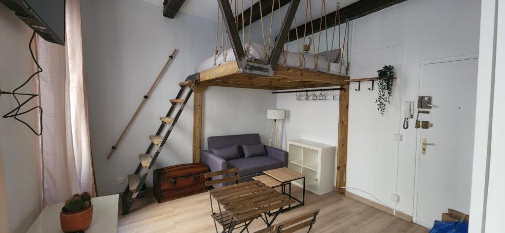 Posedenie v ubytovaní Studio au coeur de Marseille