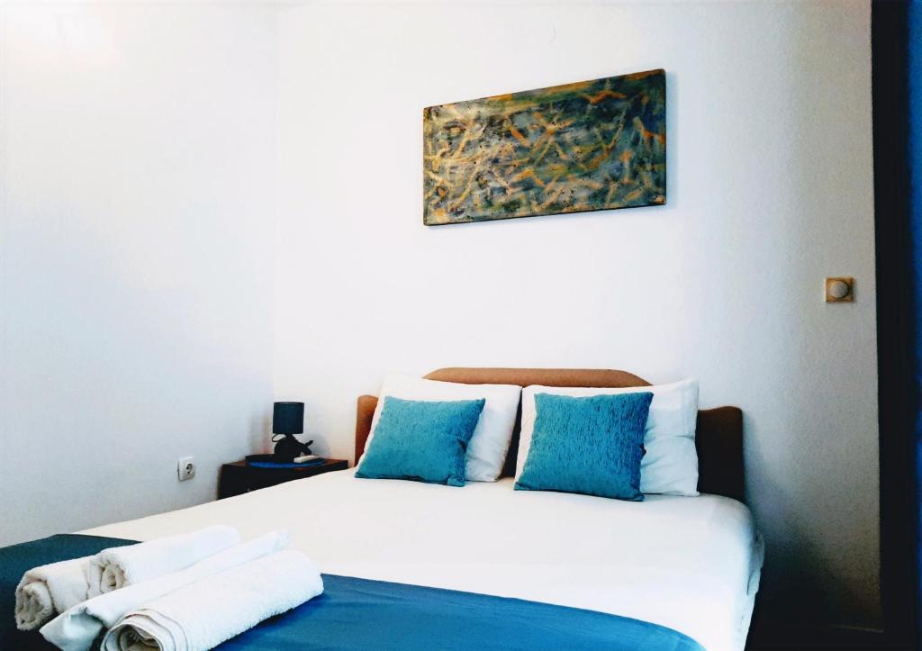 Postel nebo postele na pokoji v ubytování Villa Alba Apartments