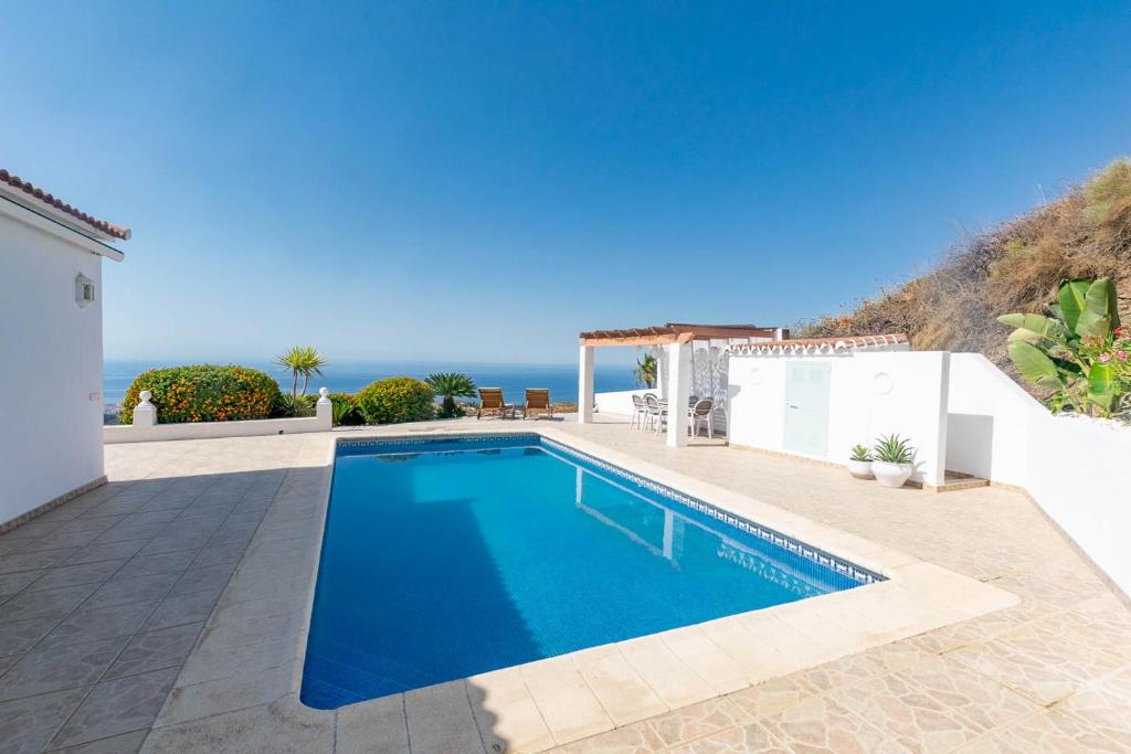 Bazén v ubytování VillaVista mit Meerblick und privatem Pool nebo v jeho okolí