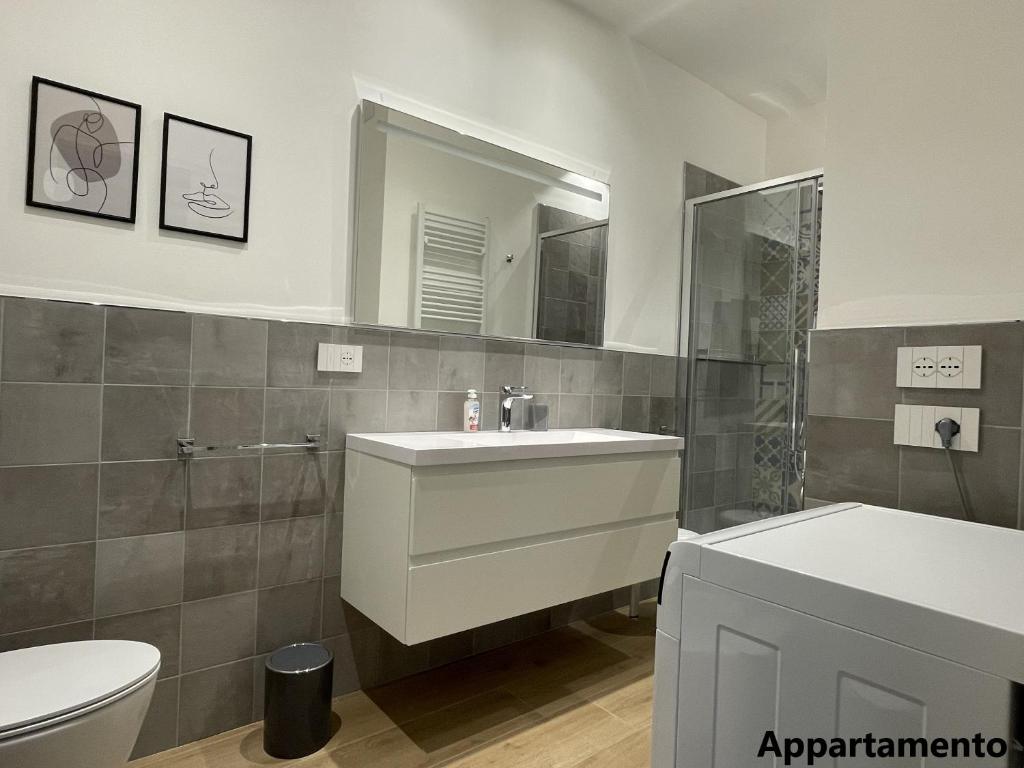 Kúpeľňa v ubytovaní Casa di Cìì