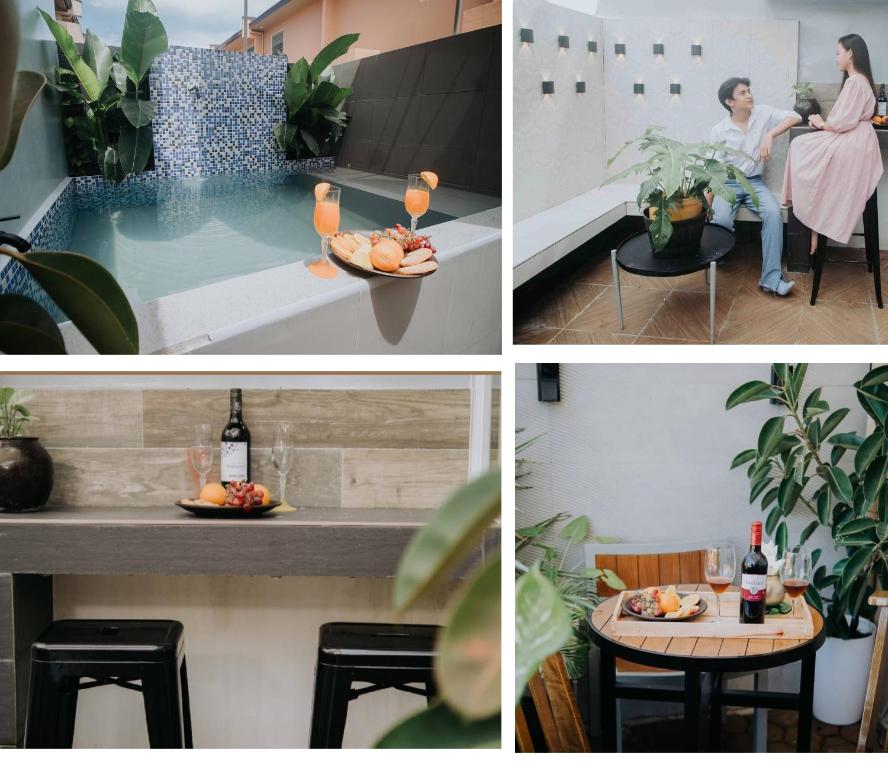 Balai ni AA with small pool, outdoor bar and dining