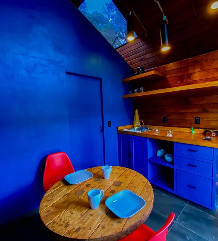 Kuchyň nebo kuchyňský kout v ubytování Casa Alfeñique