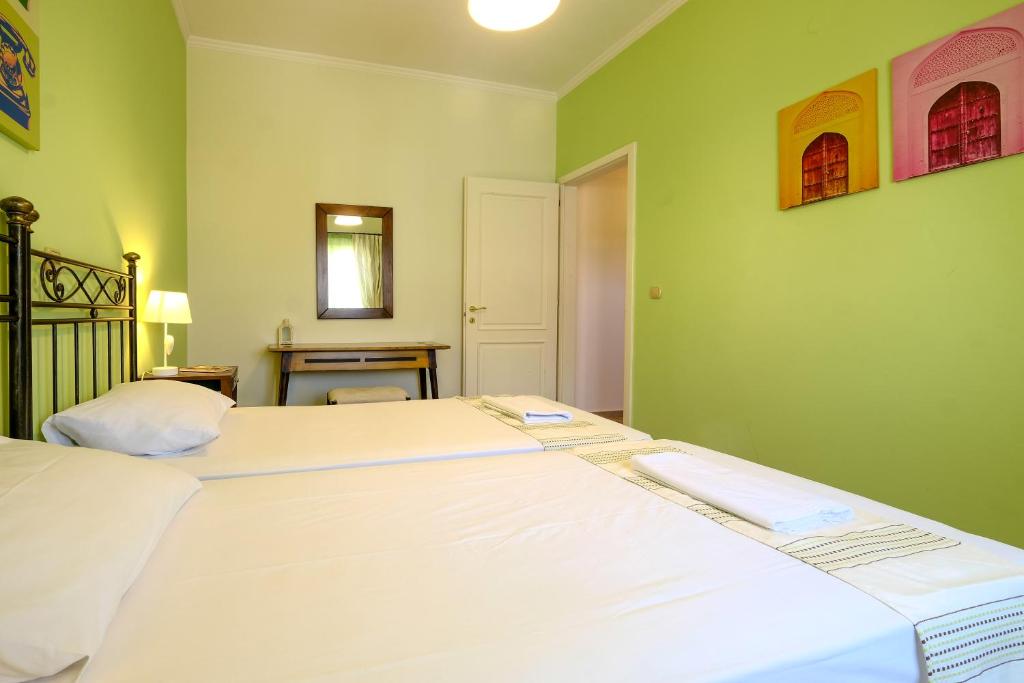 Postel nebo postele na pokoji v ubytování Casa Bianca