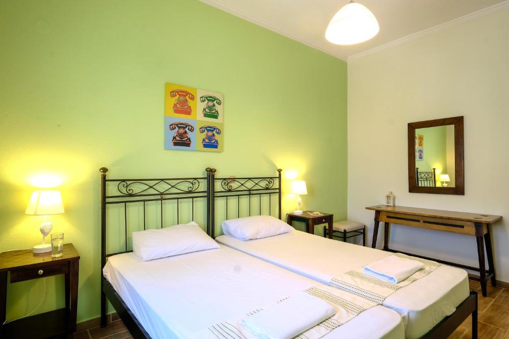 Postel nebo postele na pokoji v ubytování Casa Bianca