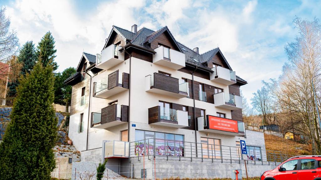 Budova, v ktorej sa apartmán nachádza