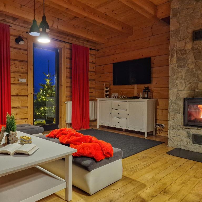 LK Resort Łapsze domy z prywatną balią i sauną - Two-Bedroom Chalet