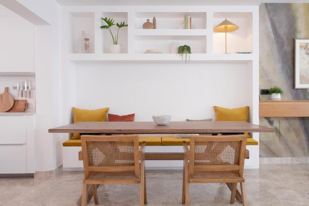 A seating area at The Moss - Luxury Villa in Corralejo near the Beach