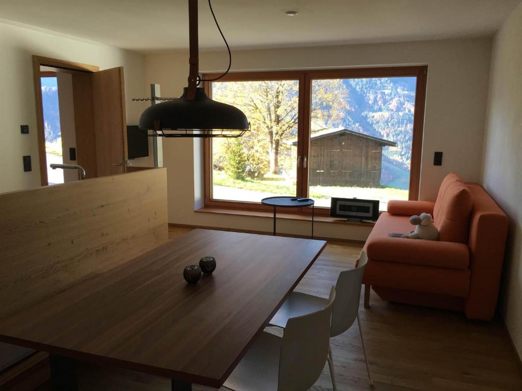 Posezení v ubytování Kleines Paradies Montafon