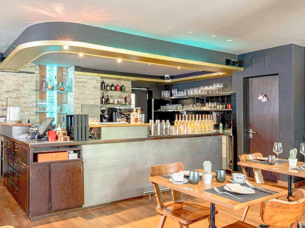 Lounge nebo bar v ubytování Hotel Rothaus Luzern & Peruvian Culinary Art