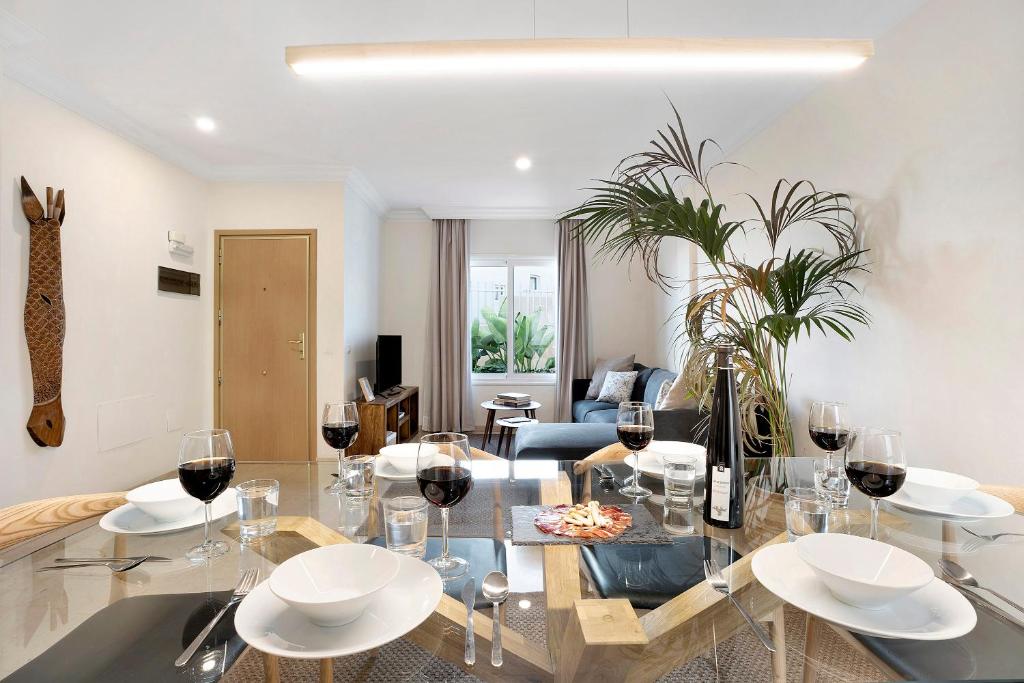 Posezení v ubytování Luxury Villa Taganana