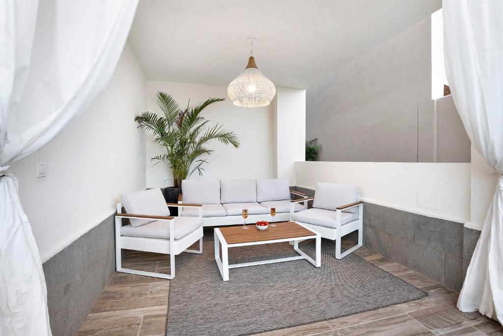 Posezení v ubytování Luxury Villa Taganana