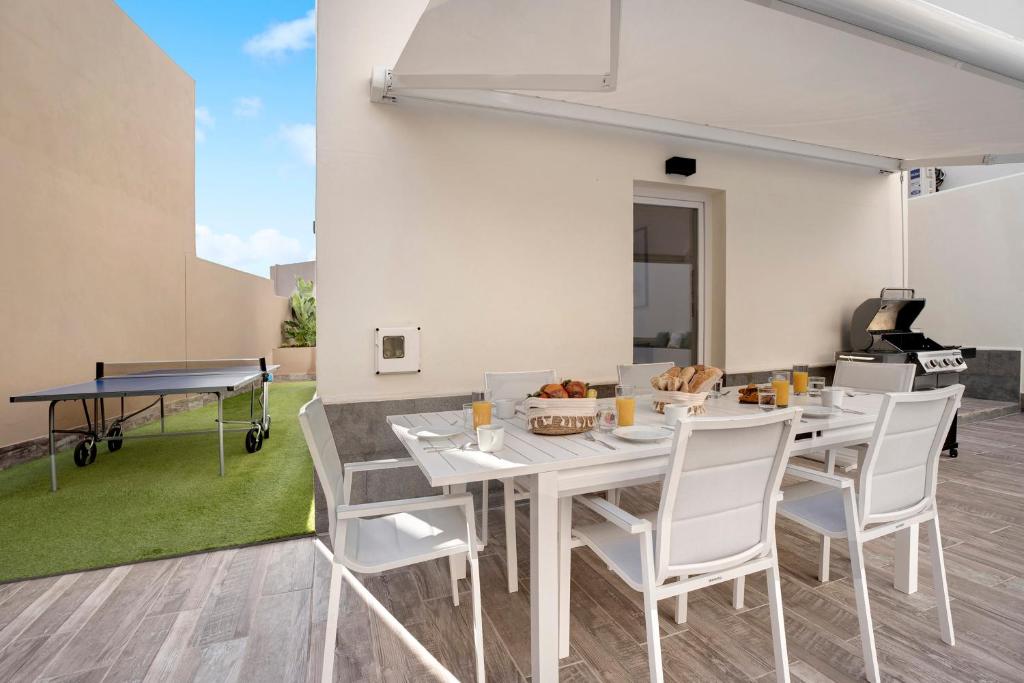 Posezení v ubytování Luxury Villa Taganana