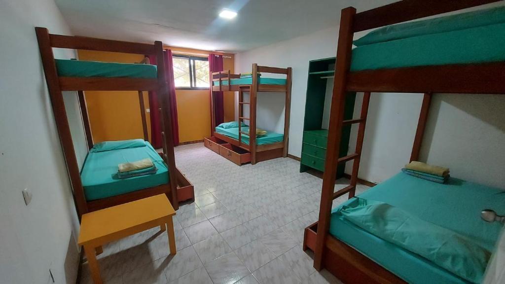 Postel nebo postele na pokoji v ubytování Surf House Hostel