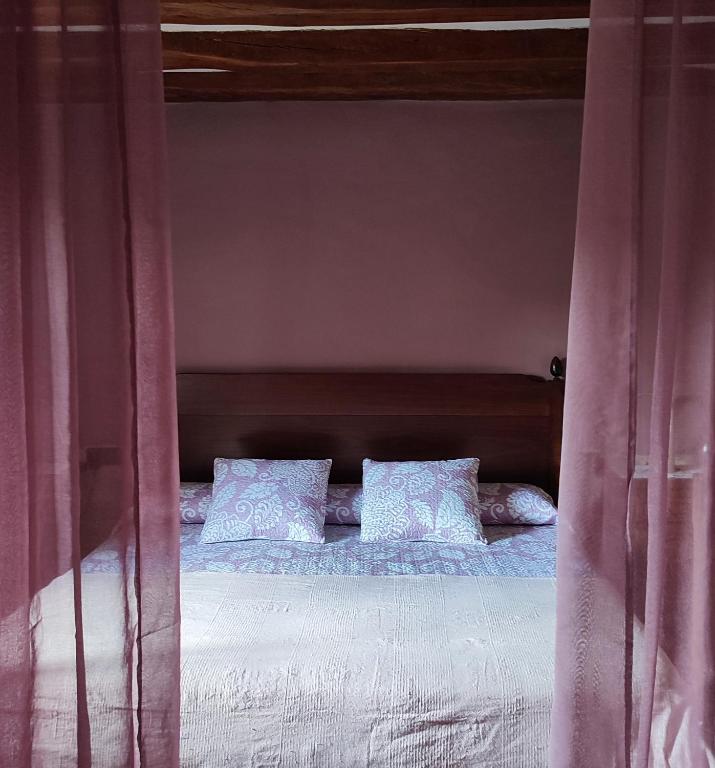 Postel nebo postele na pokoji v ubytování Cal Ros