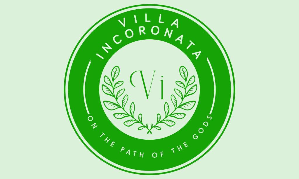 un phoque vert avec le logo viii american vim dans l'établissement Villa Incoronata, à Agerola