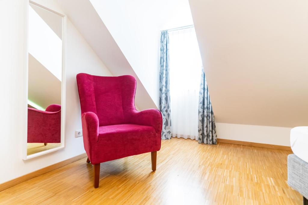 Posezení v ubytování Altstadthotel Grauer Wolf