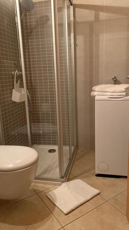 Koupelna v ubytování Casa Rosetta
