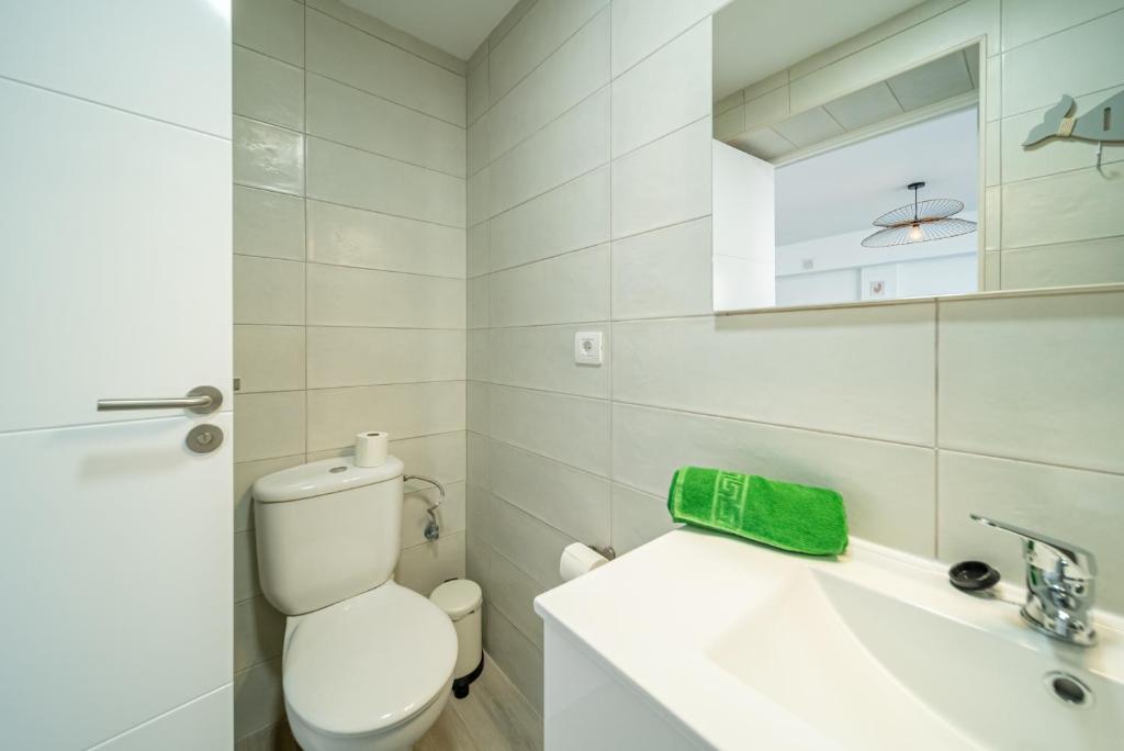 Koupelna v ubytování Apartamento Alisios Beach Puerto del Carmen