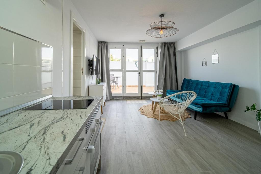Posezení v ubytování Apartamento Alisios Beach Puerto del Carmen