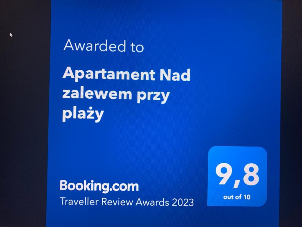 Certifikát, ocenenie alebo iný dokument vystavený v ubytovaní Apartament Marzeń Plaża Zalew i Las