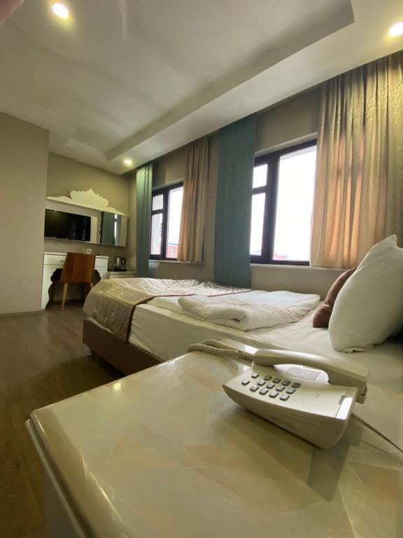 TV a/nebo společenská místnost v ubytování Hotel Kent Ani