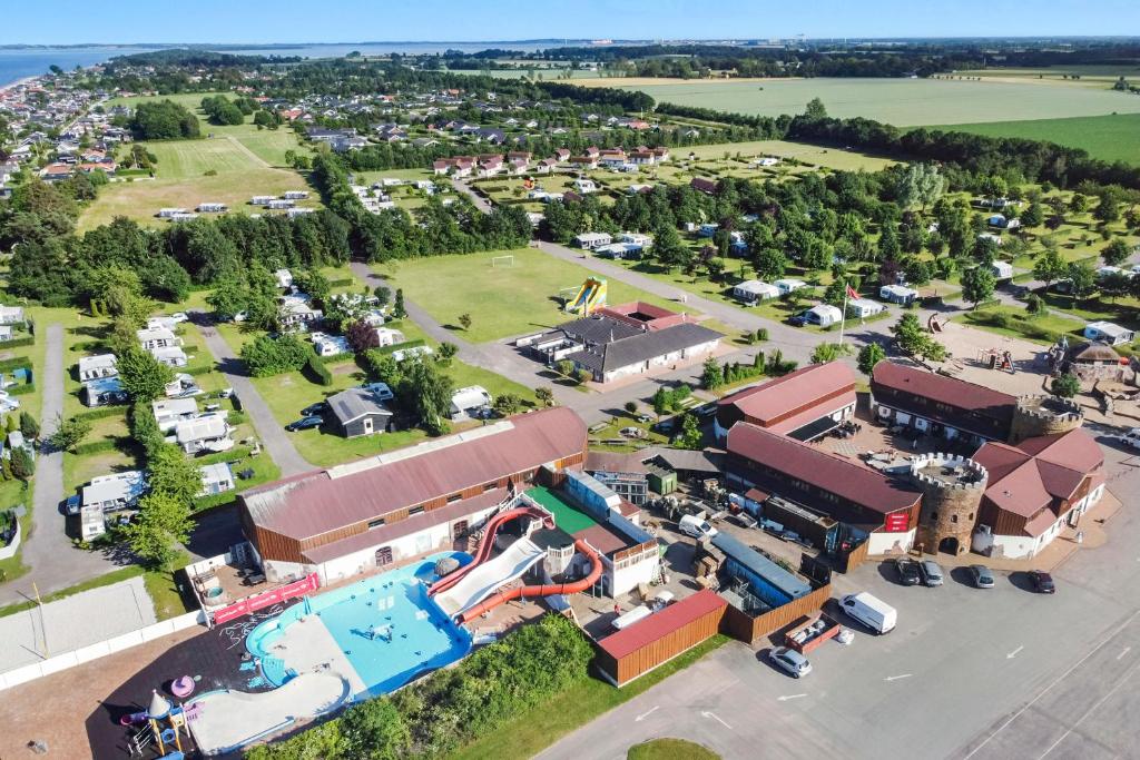 Vista aerea di First Camp Hasmark Camping Resort & Cottages