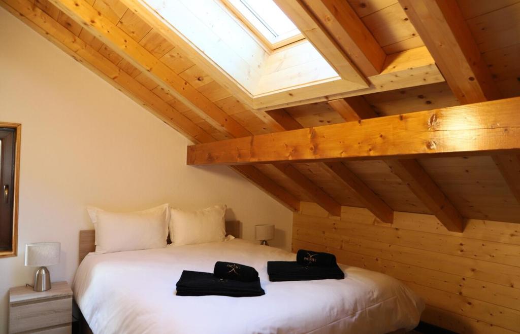 Postel nebo postele na pokoji v ubytování Cosy&star